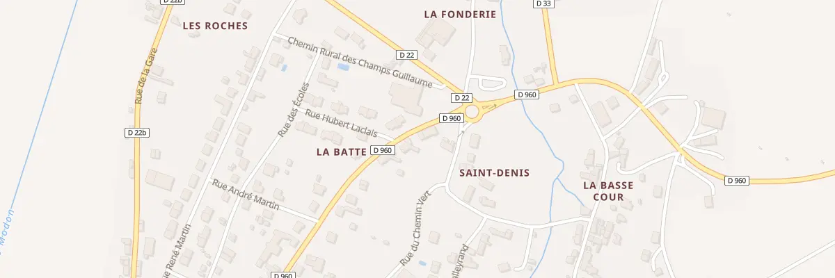 Plan du 50 Rue Nationale à Luçay-le-Mâle