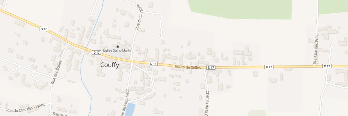 Plan du 20 Rte de Selles à Couffy