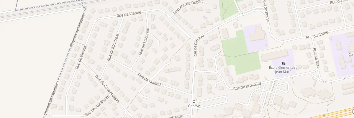 Plan du 10 Imp de Barcelone à Lucé