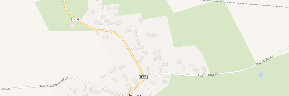 Plan du 180 Rte de Morville à La Haye
