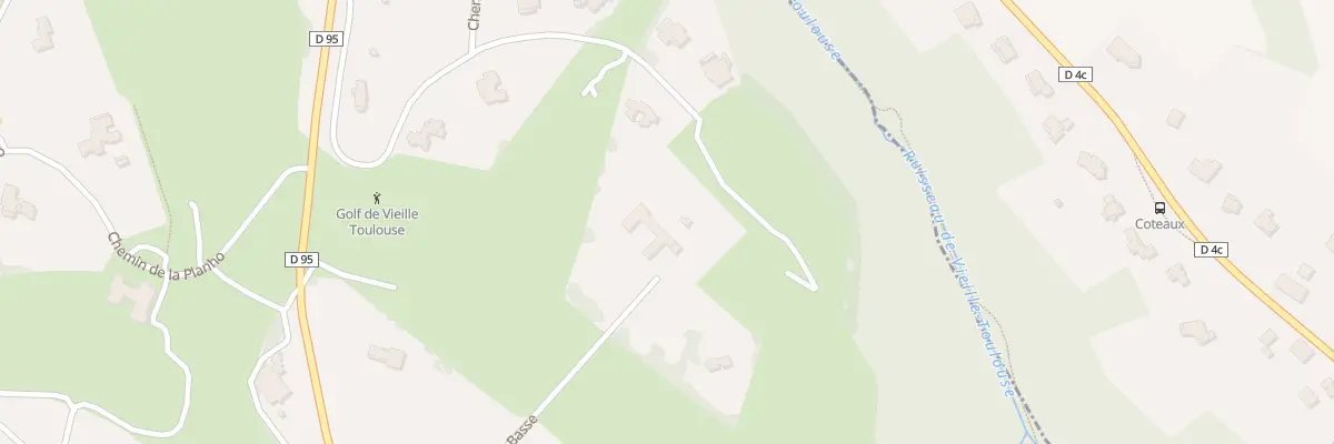Plan du 4 Chem de Borde Basse à Vieille-Toulouse