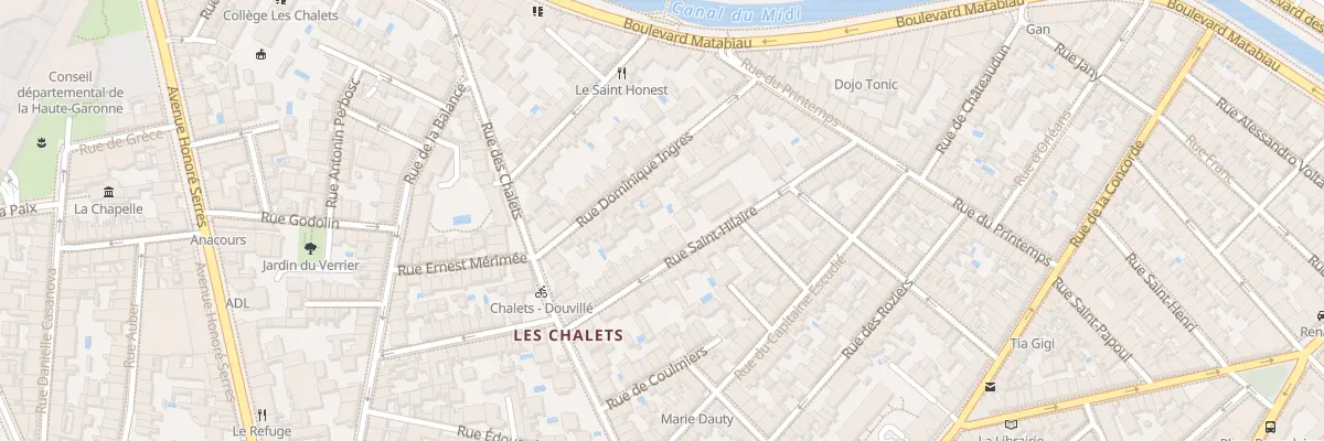 Plan du 17 Rue Saint Hilaire à Toulouse