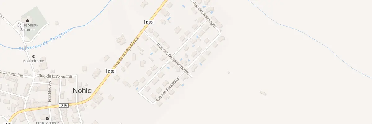 Plan du 13 Rue des Bergeronnettes à Nohic