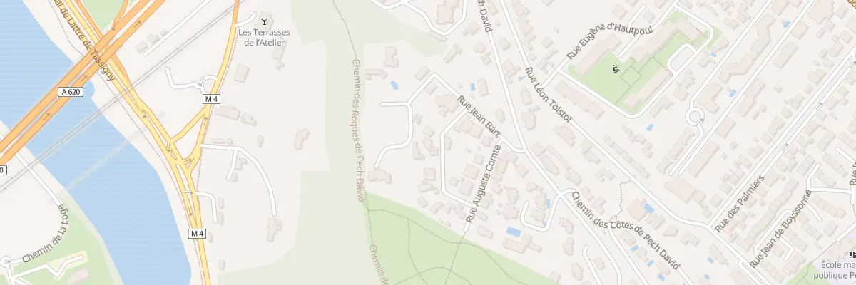 Plan du 8 Rue Jacques Gabriel à Toulouse