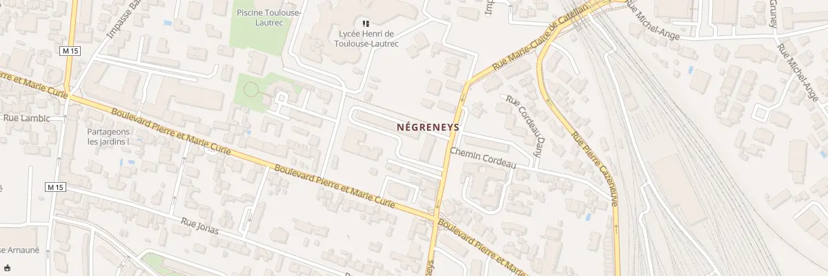 Plan du 135 Rue de Negreneys à Toulouse