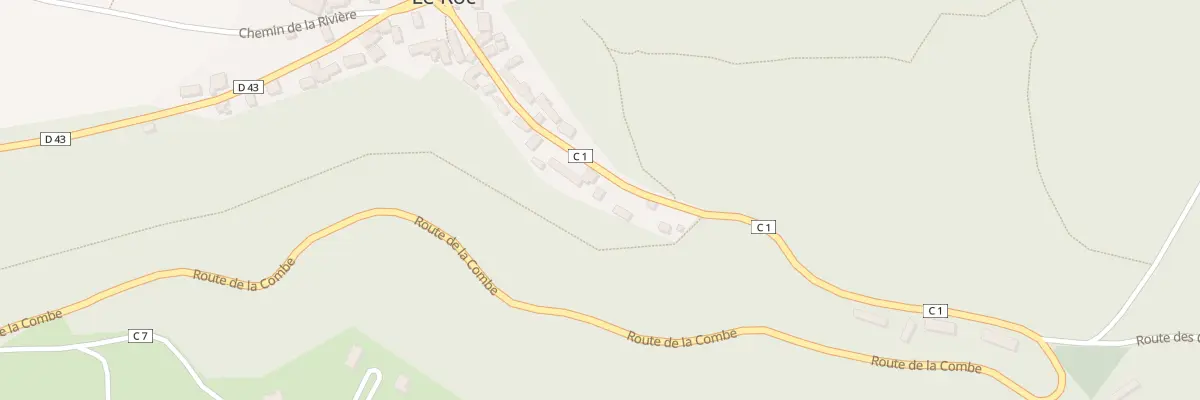 Plan du 220 Rte de la Combe au Roc