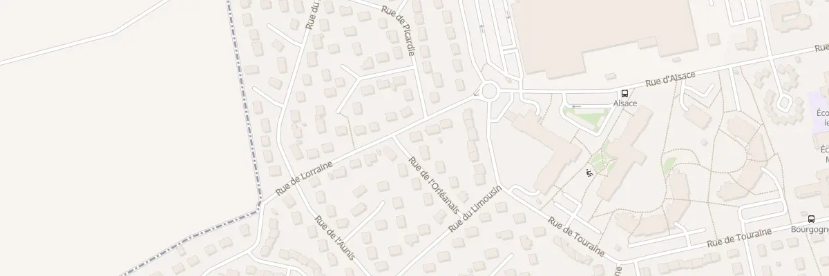 Plan du 7 Rue de Lorraine à Lucé