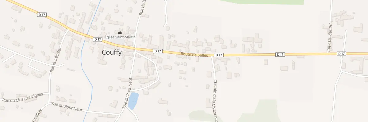 Plan du 15 Rte de Selles à Couffy