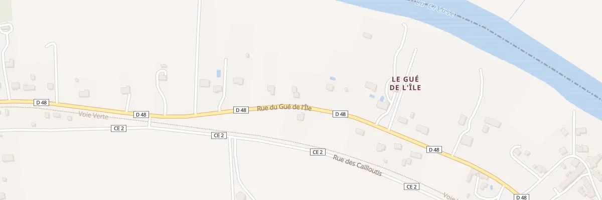 Plan du 7 Rue du Gué de l’île à Thenay