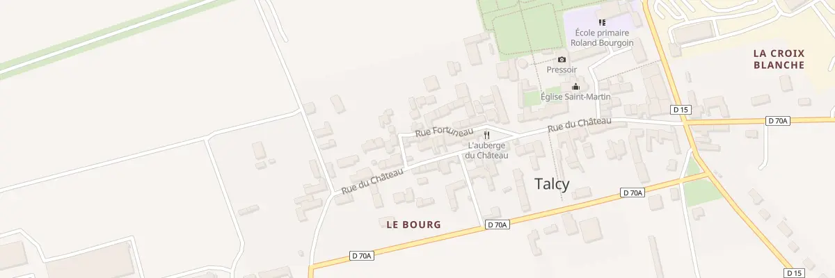 Plan du 36 Rue du Château à Talcy