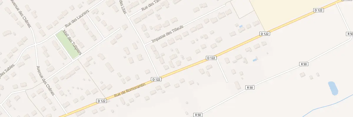 Plan du 52 Rue de Romorantin au Controis-en-Sologne