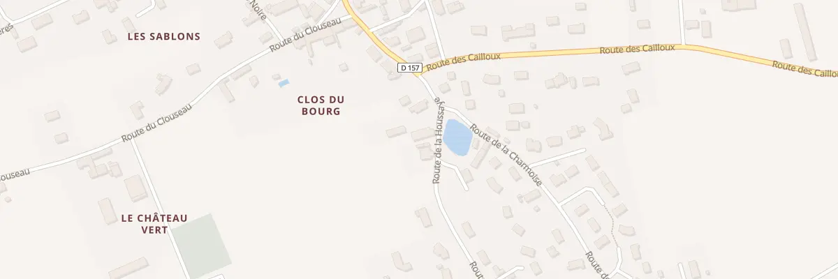 Plan du 6 Rte de la Houssaye à Sassay