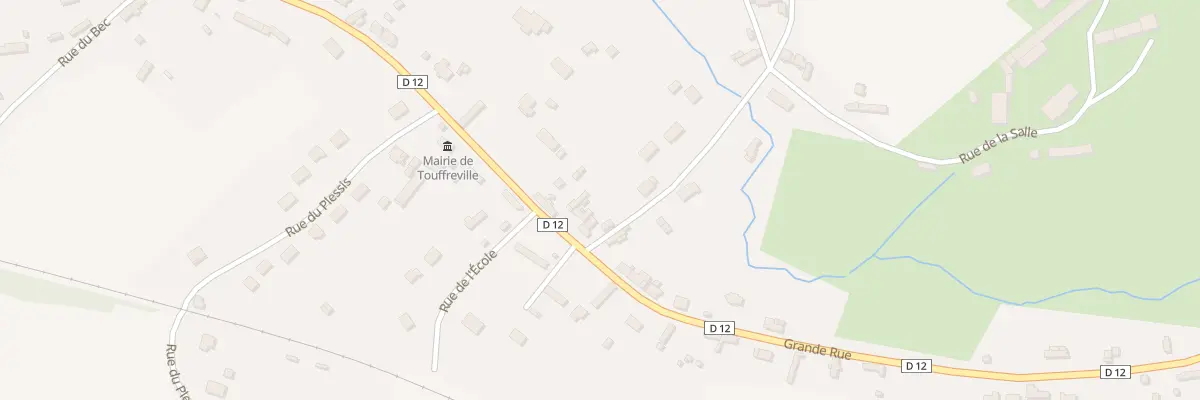Plan du 58 Gr Grande Rue à Touffreville