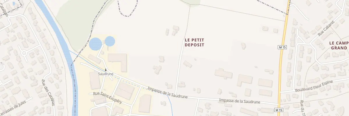 Plan du 22D Imp de Saudrune à Launaguet