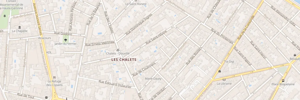 Plan du 16 Rue Saint Hilaire à Toulouse