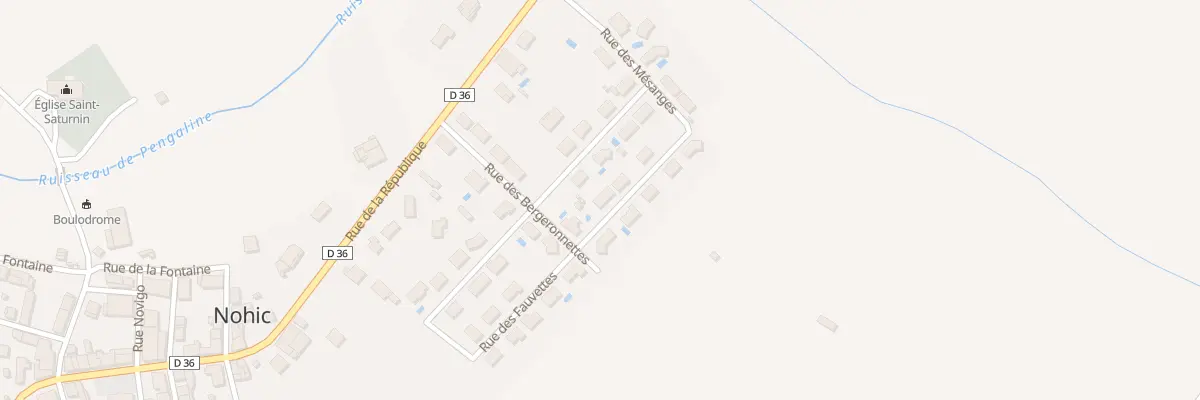 Plan du 8 Rue des Fauvettes à Nohic