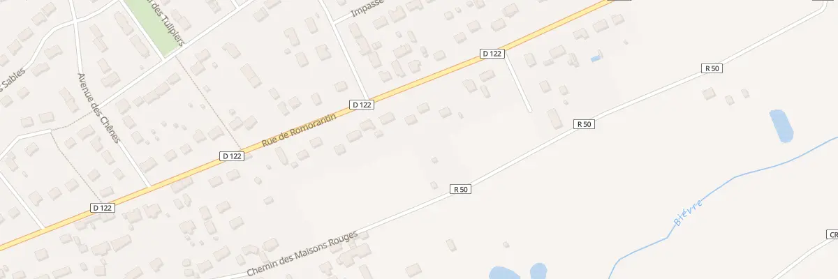 Plan du 33 Rue de Romorantin au Controis-en-Sologne