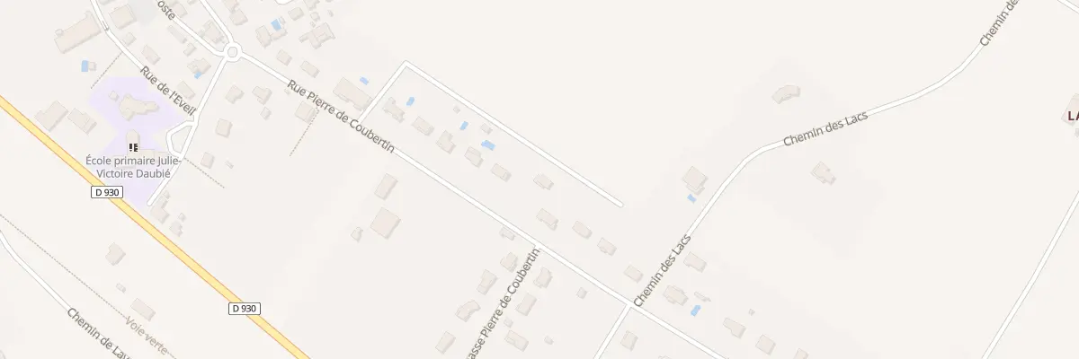 Plan du 289 Rue Pierre de Coubertin à Nohic