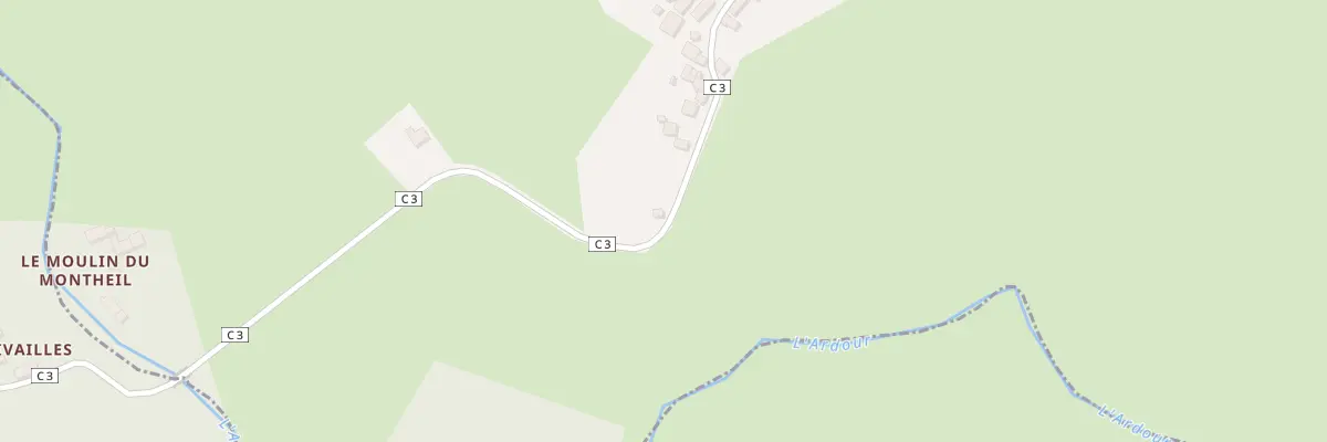 Plan du 5270 Le Montheil à Folles