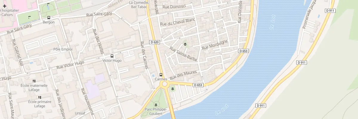 Plan du 23 Rue du Four Ste Barbe à Cahors
