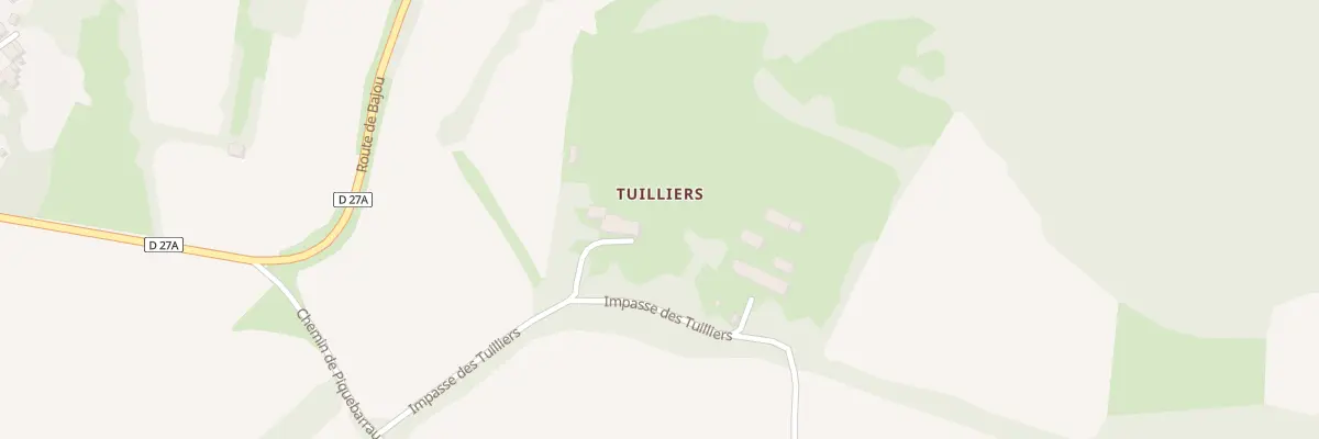 Plan du 1 Imp des Tuilliers à Artigat