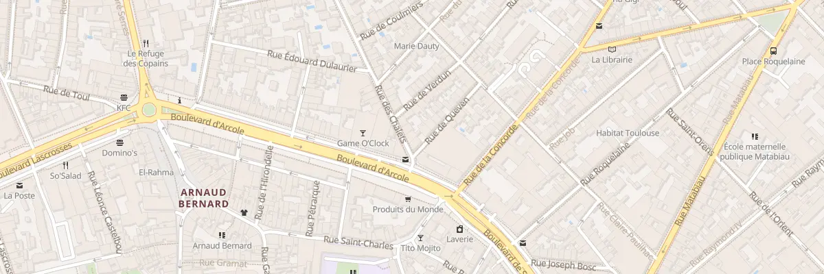 Plan du 4 Rue des Chalets à Toulouse
