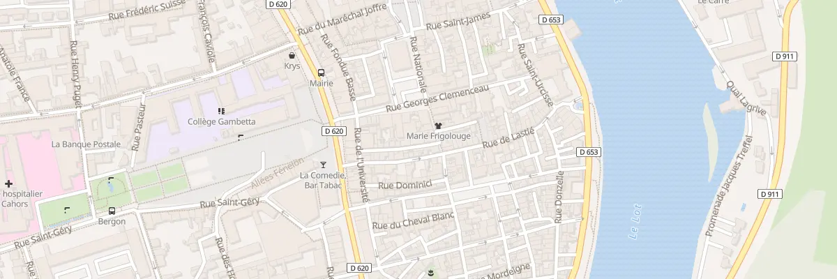 Plan du 65 Rue du Dr Bouscarat à Cahors