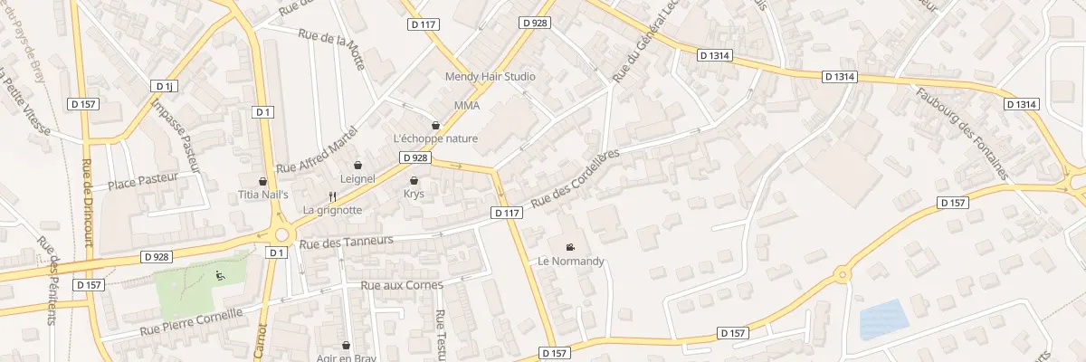 Plan du 7 Rue des Cordelières à Neufchâtel-en-Bray