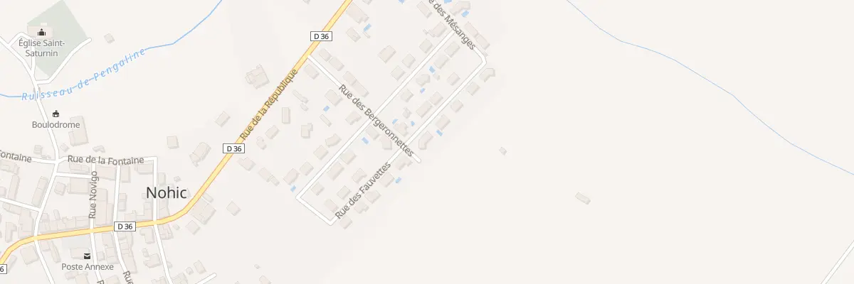 Plan du 9 Rue des Fauvettes à Nohic
