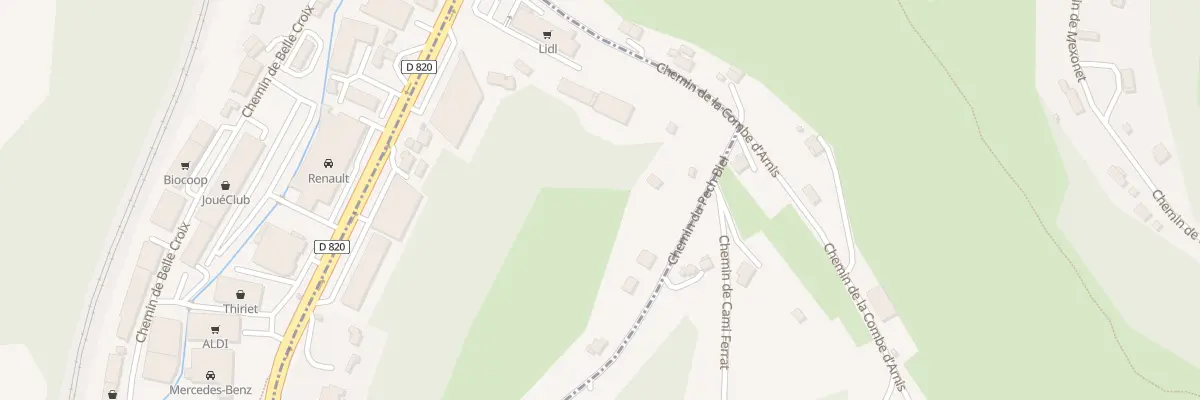 Plan du 5002 La Beyne au Montat