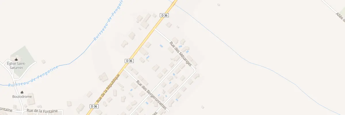 Plan du 2 Rue des Pinsons à Nohic