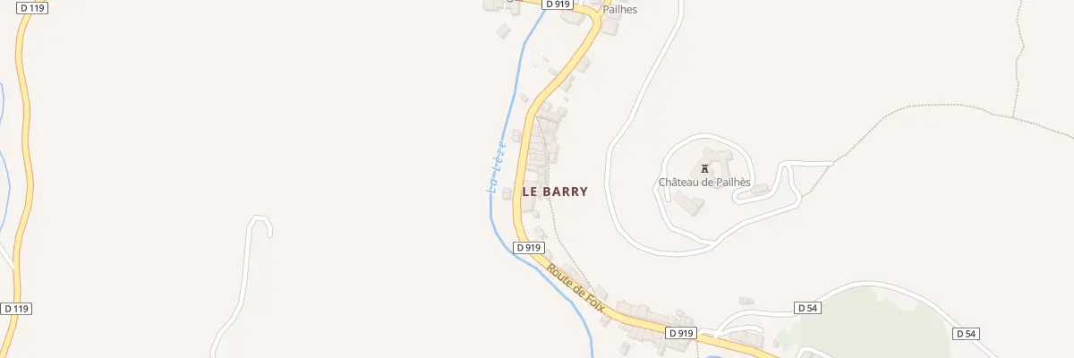 Plan du 68 Le Barry à Pailhès