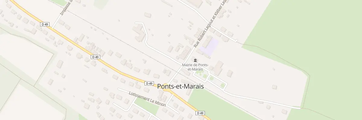 Plan du 5 Rue Legout Lesage à Ponts-et-Marais