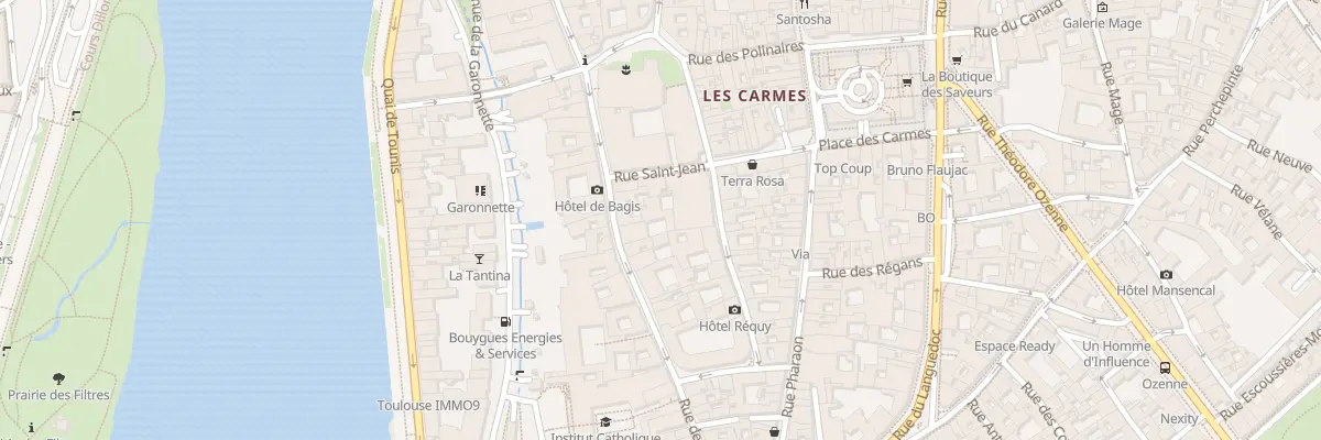 Plan du 22 Rue de la Dalbade à Toulouse