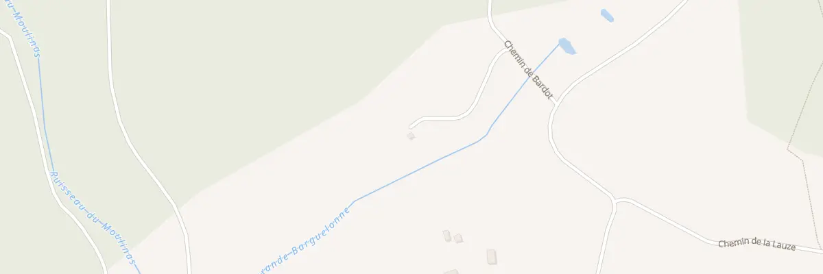 Plan du 2262 Che de Bardot à Pern-Lhospitalet