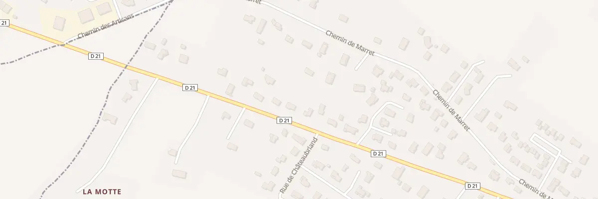 Plan du 1166 Rte de Montauban à Villebrumier