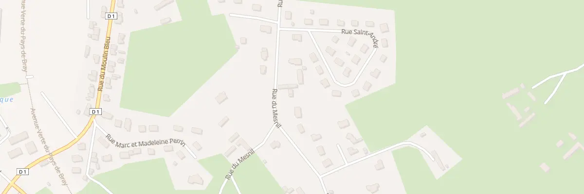 Plan du 12 Rue du Mesnil à Neufchâtel-en-Bray