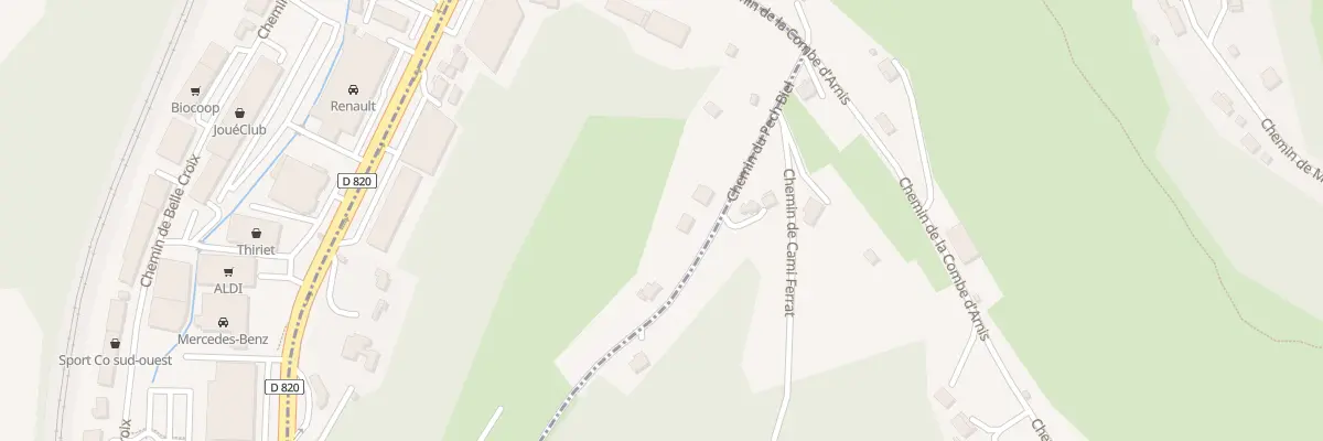 Plan du 5003A La Beyne au Montat