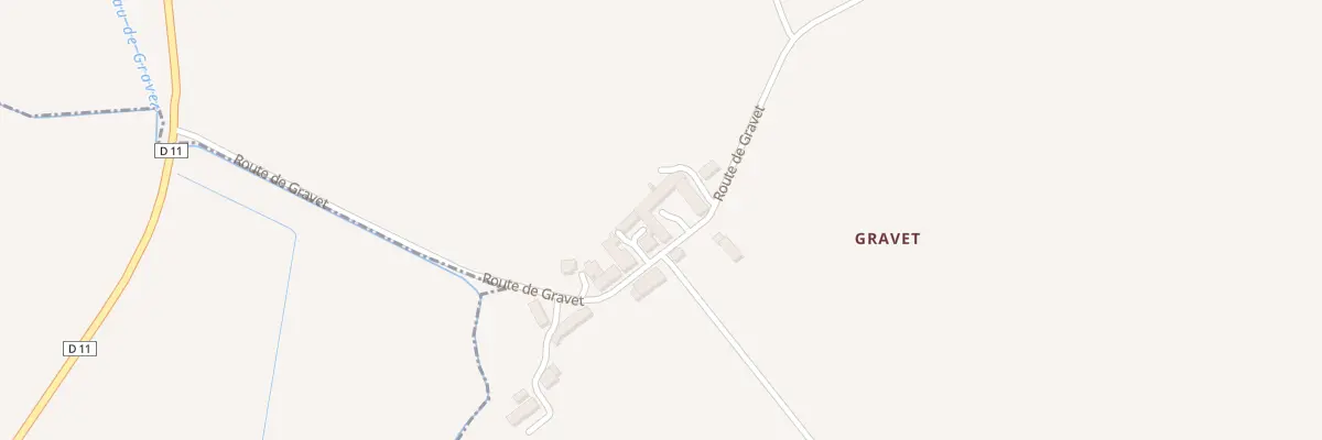 Plan du 4 Gravet à Argy