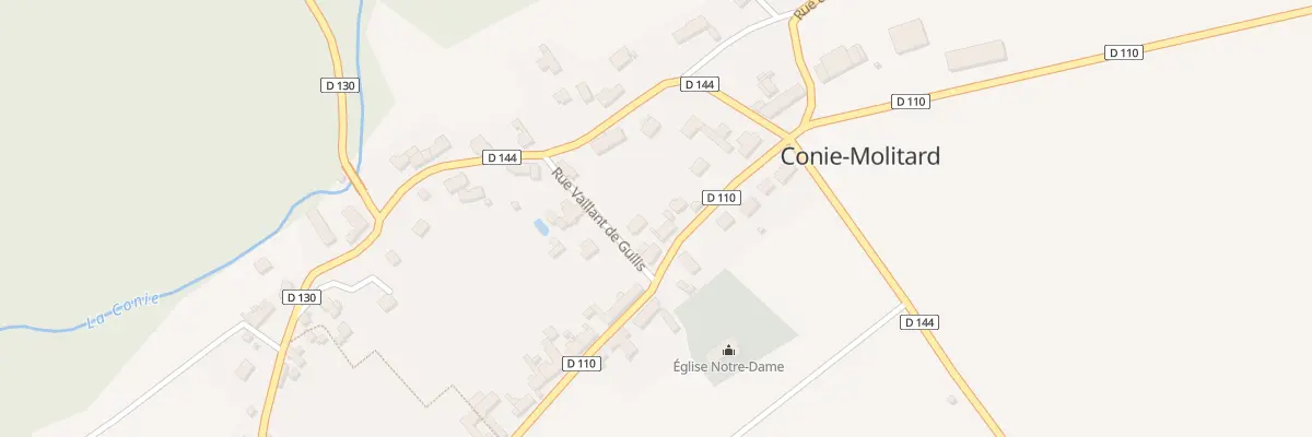 Plan du 34 Rue de la Sanglerie à Conie-Molitard