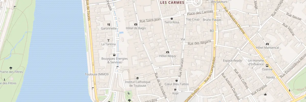 Plan du 12 Rue de la Dalbade à Toulouse