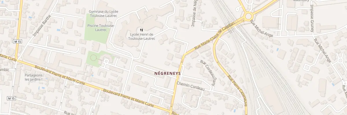 Plan du 147 Rue de Negreneys à Toulouse