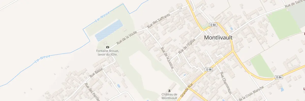 Plan du 8 Rue de la Justice à Montlivault