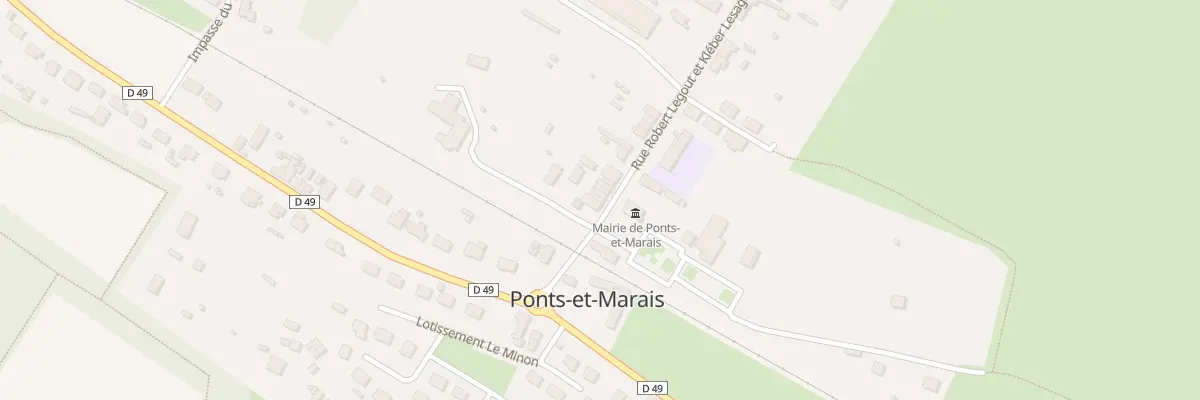 Plan du 11 Rue Legout Lesage à Ponts-et-Marais
