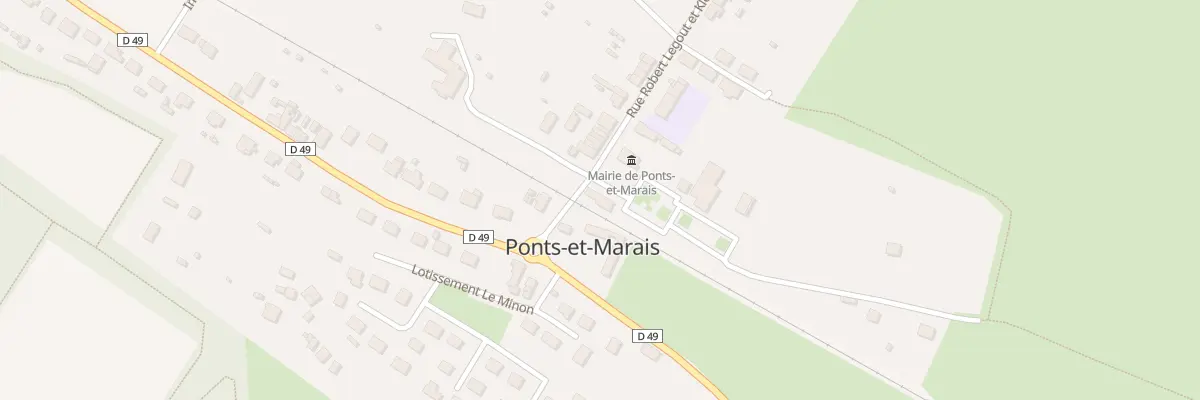 Plan du 2 Rue Legout Lesage à Ponts-et-Marais