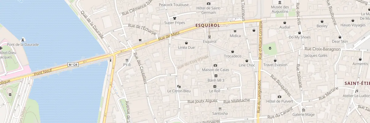 Plan du 7 Rue du Coq d’Inde à Toulouse