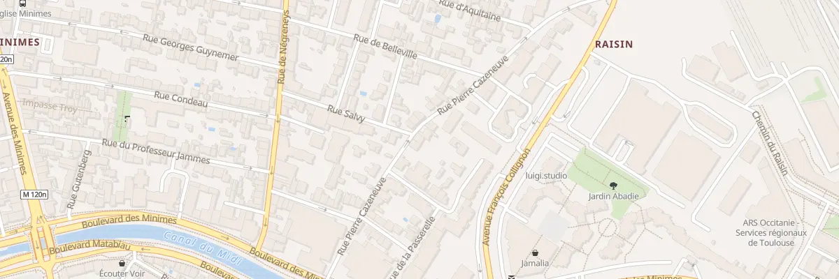 Plan du 26 Rue Pierre Cazeneuve à Toulouse