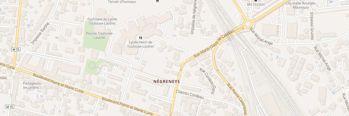 Plan du 151 Rue de Negreneys à Toulouse