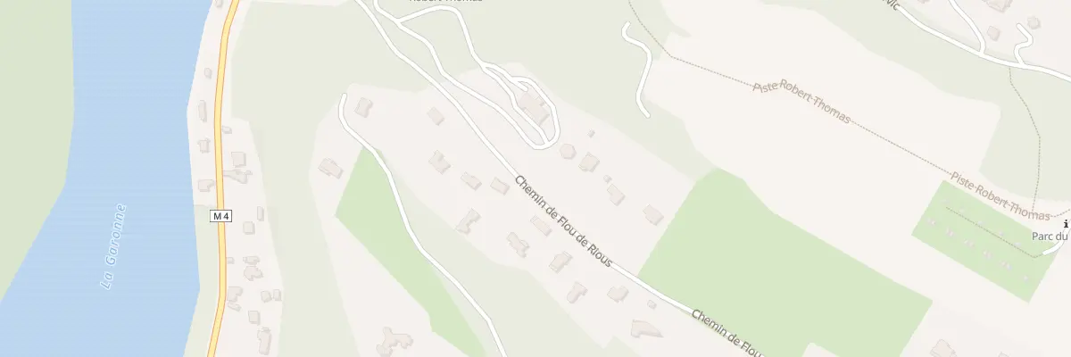 Plan du 15 Che de Flou de Rious à Toulouse