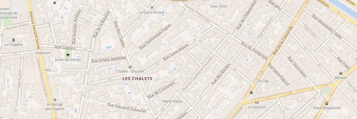 Plan du 20 Rue Saint Hilaire à Toulouse